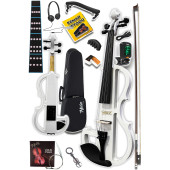 Midex Rcz-606W Elektro Keman Seti Beyaz (Kulaklık Kablo Metod Tuner Yastık) - 2