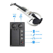 Midex Rcz-606W Elektro Keman Seti Beyaz (Kulaklık Kablo Metod Tuner Yastık) - 4