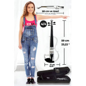Midex Rcz-606W Elektro Keman Seti Beyaz (Kulaklık Kablo Metod Tuner Yastık) - 5