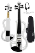 Midex RCZ-606W Elektro Keman Seti Beyaz (Kulaklık Kablo Metod Tuner Yastık ) thumbnail 3