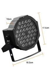 Quenlite Par-136X Led Par Sahne Işık Sistemi 1x36 Watt RGB DMX512 - 3