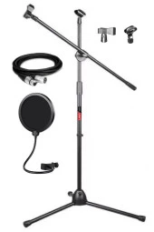 Lastvoice Ms06 Mikrofon Standı + Pop Filtre + XLR Kablo - 1