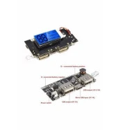 Çift USB Girişli 5V (1A Çiftlı Durumda) 2.1A Powerbank 18650 Batarya Şarj Kartı thumbnail 2