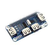 4 Port USB HUB HAT (Raspberry Pi için) thumbnail 1