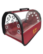 La Vista Lüx Flaybag Kedi, Küçük Köpek Taşıma Çantası 43-26-27Cm 1300Gr Kırmızı - 1
