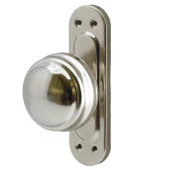 Mandal Aynalı Kapı Tokmağı Topuzu Çekme Kolu Metal Tokmak Nikel thumbnail 4