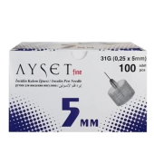 INSULIN IGNE UCU NO:5 MM AYSET FINE 6 KUTU - 1