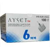 AYSET FINE INSULIN IGNE UCU NO:6 MM 6 KUTU - 1