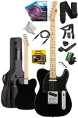 Midex TLX-50BK Tele Kasa Maple Klavye 2 Single-Coil Manyetik Elektro Gitar thumbnail 2
