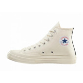 Converse Chuck Taylor All-Star 70 Hi Comme des Garcons PLAY White Günlük Spor Ayakkabı - 2