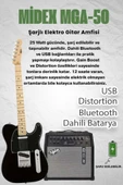 Midex TLX-50BK-50AMP Tele Kasa Maple Klavye 2 Single-Coil 50W Amfili Elektro Gitar thumbnail 2