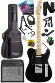 Midex TLX-50BK-50AMP Tele Kasa Maple Klavye 2 Single-Coil 50W Amfili Elektro Gitar thumbnail 1