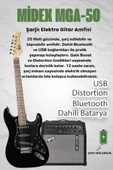 Midex RPH-30BK-50AMP Gül Klavye SSS 50W Amfili Elektro Gitar Seti thumbnail 2