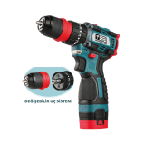 Catpower 1360 16 V Li-ion 2.0 Ah Kömürsüz Akülü Vidalama - 1