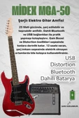 Midex RPH-30RD-50AMP Gül Klavye SSS 50W Amfili Elektro Gitar Seti thumbnail 2