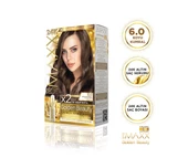 MAXX DELUXE Golden 24K Altın Içerikli Saç Boyası 6.0 Koyu Kumral 2 Boyama - 1