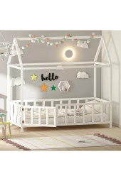 GİVAYO WOOD'STEDDY MONTESSORİ YATAK BEYAZ KAPILI - 5