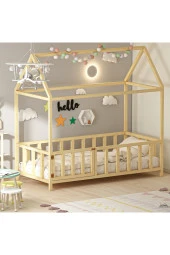 GİVAYO WOOD'STEDDY MONTESSORİ YATAK ÇAM KAPILI - 1