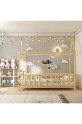 GİVAYO WOOD'STEDDY MONTESSORİ YATAK ÇAM KAPILI - 3