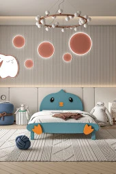 GİVAYO WOOD'S DUCKY MONTESSORİ YATAK AHŞAP MDF thumbnail 2