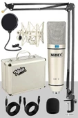 Midex CX1 STA Üst Seviye Condenser Stüdyo Ses Kayıt Mikrofonu Stand Filtre Seti - 1