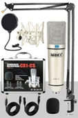 Midex CX1 STA Üst Seviye Condenser Stüdyo Ses Kayıt Mikrofonu Stand Filtre Seti - 2