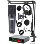 Stüdyo Ekipmanları Exclusive Paket-3 CX2 Mikrofon GLX-700GR Ses Kartı Stüdyo Kayıt Seti - 1