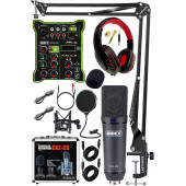 Midex Wizard Paket-1 CX2 Stüdyo Mikrofon MDX-100 Stüdyo Kayıt Mikseri Kulaklık Ekipman Seti - 1
