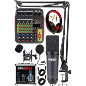 Midex Wizard Paket-2 CX2 Stüdyo Mikrofon MDX-04FXU Stüdyo Kayıt Mikseri Kulaklık Ekipman Seti - 1
