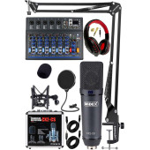 Midex Wizard Paket-4 CX2 Stüdyo Mikrofon MDX-07FXU Stüdyo Kayıt Mikseri Kulaklık Ekipman Seti - 1
