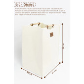 Keçe Çocuk Oyuncak/Kirli Çamaşır Depolama Sepeti, Çok Amaçlı Saklama Sepeti, Bolivya Serisi - 2