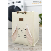 Keçe Çocuk Oyuncak/Kirli Çamaşır Depolama Sepeti, Çok Amaçlı Saklama Sepeti, Morbunny Serisi - 1