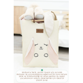 Keçe Çocuk Oyuncak/Kirli Çamaşır Depolama Sepeti, Çok Amaçlı Saklama Sepeti, Morbunny Serisi - 5