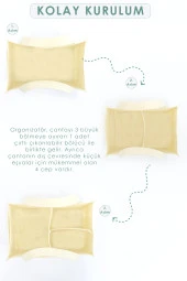 Keçe Anne Bebek Bakım Çantası, Yenidoğan Alt Açma Değiştirme Organizer, Taşınabilir Düzenleyici, Bej - 4