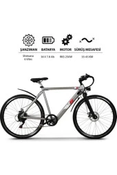 RKS Rks W6 Yol Bisikleti Dağ Bisikleti Elektrikli Şarjlı Lityum Bataryalı Akülü Bisiklet thumbnail 3