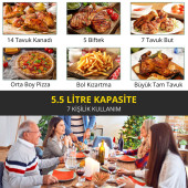 Dalle Airfryer XL DL-AF558T2 5.5 lt Yağsız Fritöz - 5