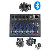 Midex MDX-07FXU 7 Kanal Ses Mikseri Deck Mikser (Kayıt USB Efekt) - 2