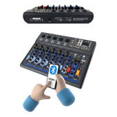 Midex MDX-07FXU 7 Kanal Ses Mikseri Deck Mikser (Kayıt USB Efekt) - 3