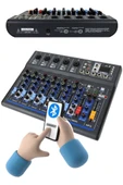 Midex MDX-07FXU 7 Kanal Ses Mikseri Deck Mikser (Kayıt USB Efekt) thumbnail 3