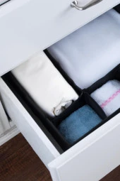 7 Bölmeli Çekmece İçi Düzenleyici | Organizer Siyah thumbnail 2