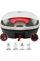 arwic Motorsiklet Arka Çanta 46 Litre Beyaz - 2