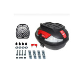 Arwic Motosiklet Arka Çanta Siyah 46 Lt Kargo Ve Sirt Dayamali Arwic Onay Motor - 1