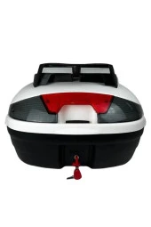 arwic Arwic Motosiklet Arka Çanta Topcase 46 Lt Beyaz Sırt Dayamalı - 3