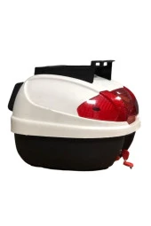 arwic Arwic Motosiklet Arka Çanta Kargo Tipi Sırt Dayamalı 32lt Beyaz - 1