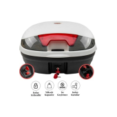 Arwic Motosiklet Çantası Beyaz 46 Lt - 2