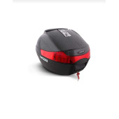 Wogen Motosiklet Çantası 33 Lt Siyah Sırt Dayamalı Carbon Model - 1