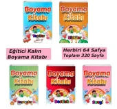 Eğitici Kalın Boyama Kitabı Seti 320 Sayfa (5 Kitap) - 1