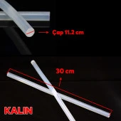 Kalın 5 ADET Mum Silikon 11.2 mm Çubuk Sıcak Silikon Hobi Süs Hediyelik Eşya Maket Yapıştırma thumbnail 1