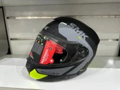 Kask Smk MA264 Gullwing Kresto Çene AçılırMat Sarı/Siyah thumbnail 1