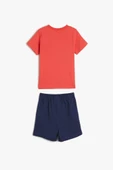 Koton Erkek Bebek Yaz Temalı Baskılı Şort Tişört Takım Pamuklu - 2
